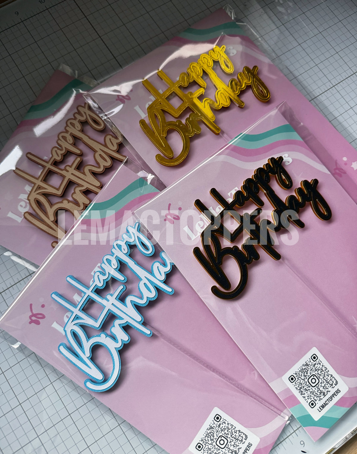 Happy birthday Cake Topper