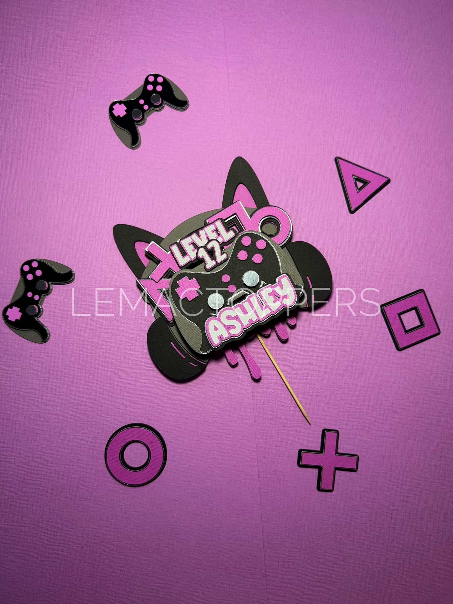 Gaming Cupcake Topper