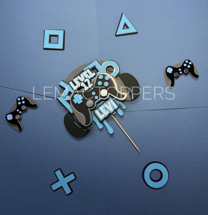Custom Gamer Cake Topper