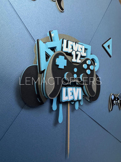 Custom Gamer Cake Topper