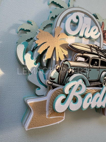 Surf Cake Topper