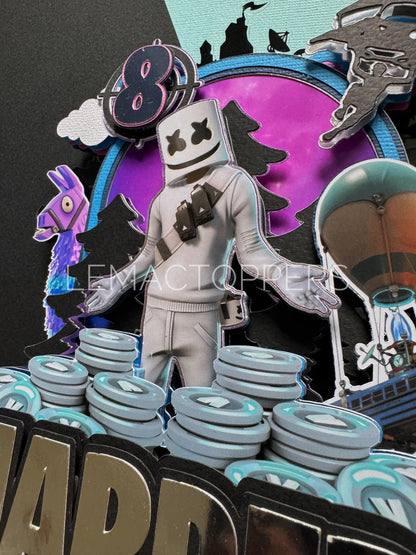 Gamer Cake Topper