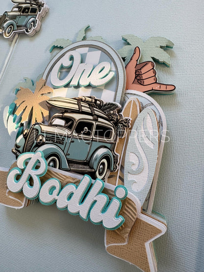 Surf Cake Topper