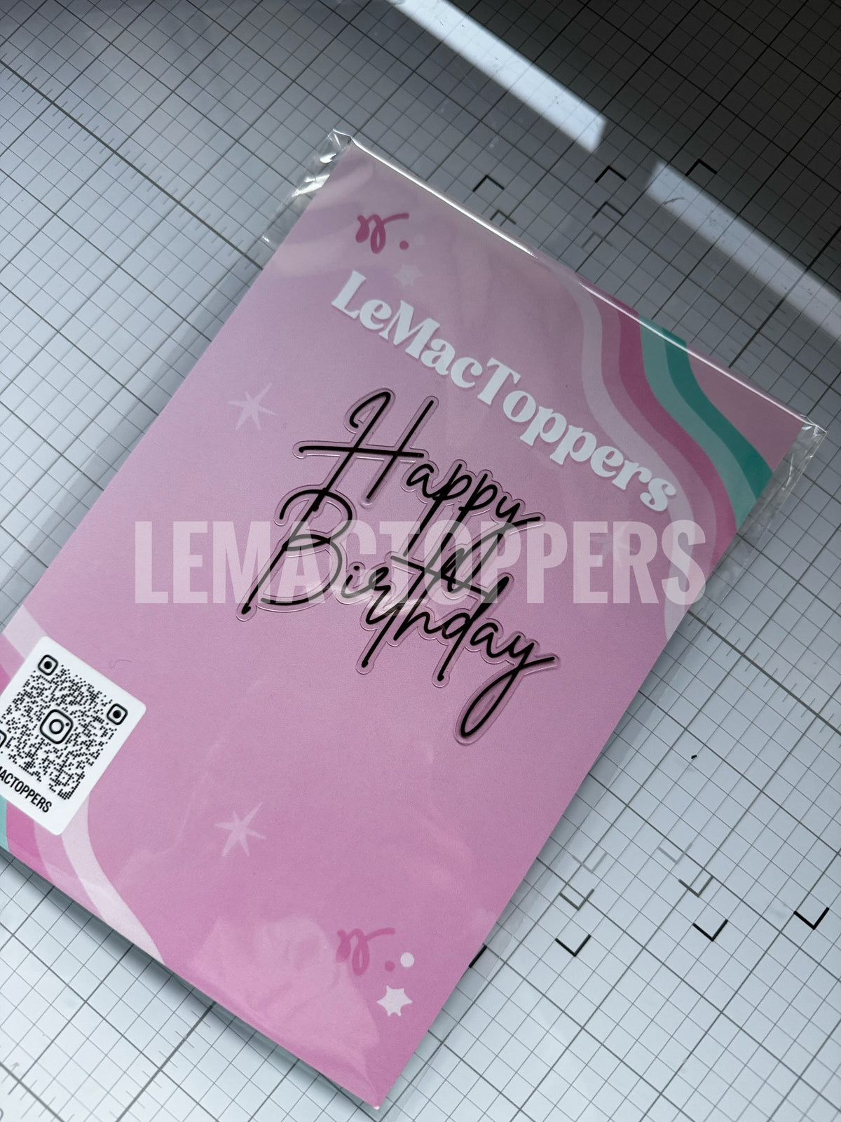 Happy birthday Flat Cake Topper