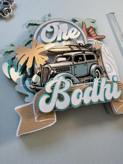 Surf Cake Topper
