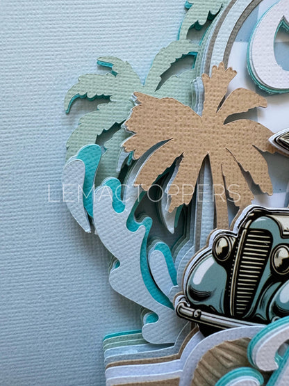 Surf Cake Topper
