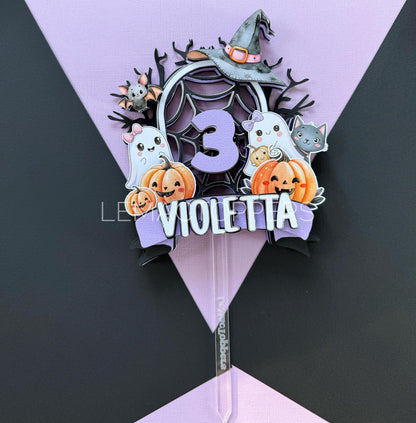 Spooky One Halloween Cake Topper