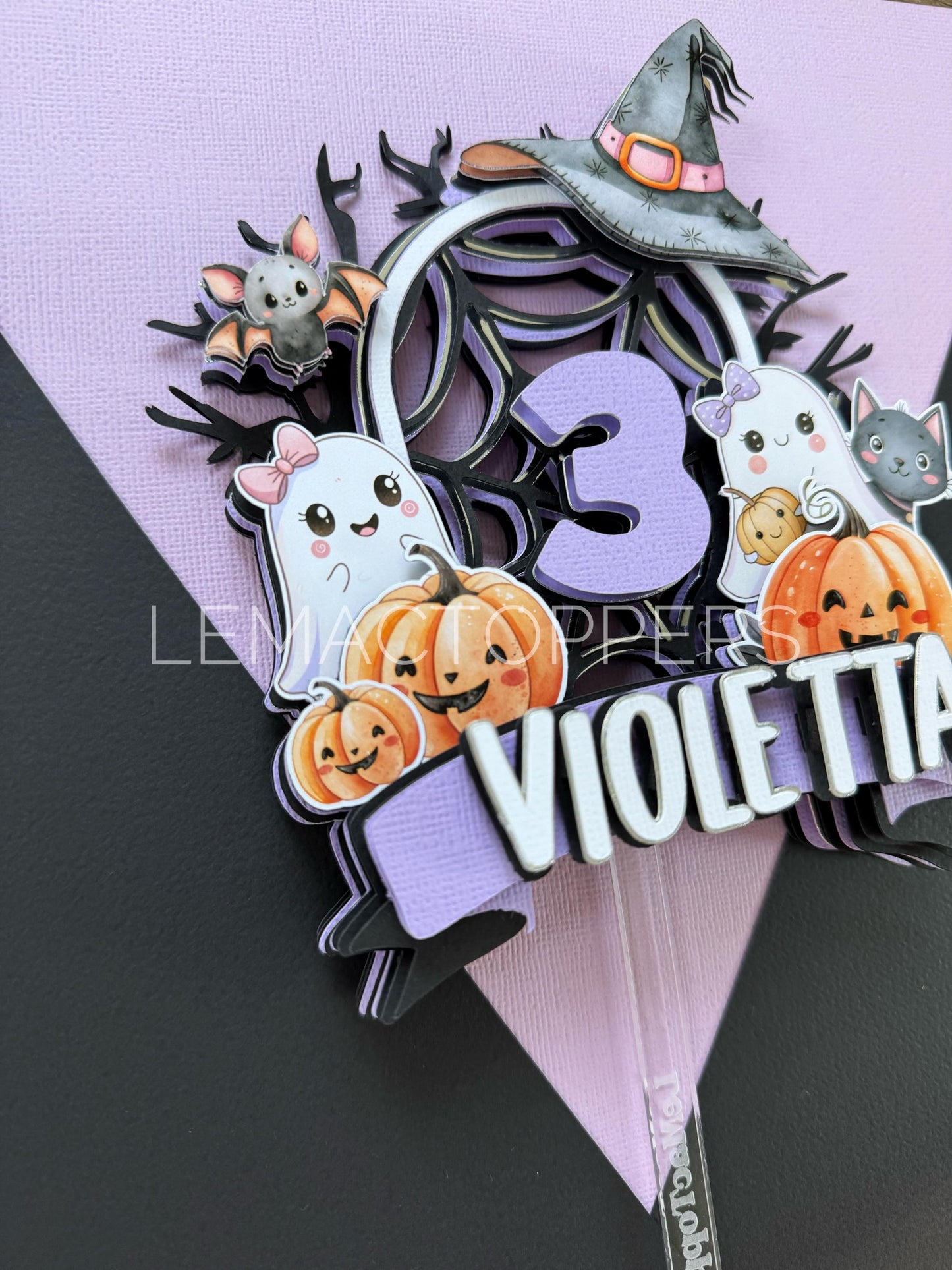 Spooky One Halloween Cake Topper