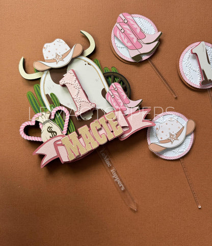 Rodeo Cupcake Toppers