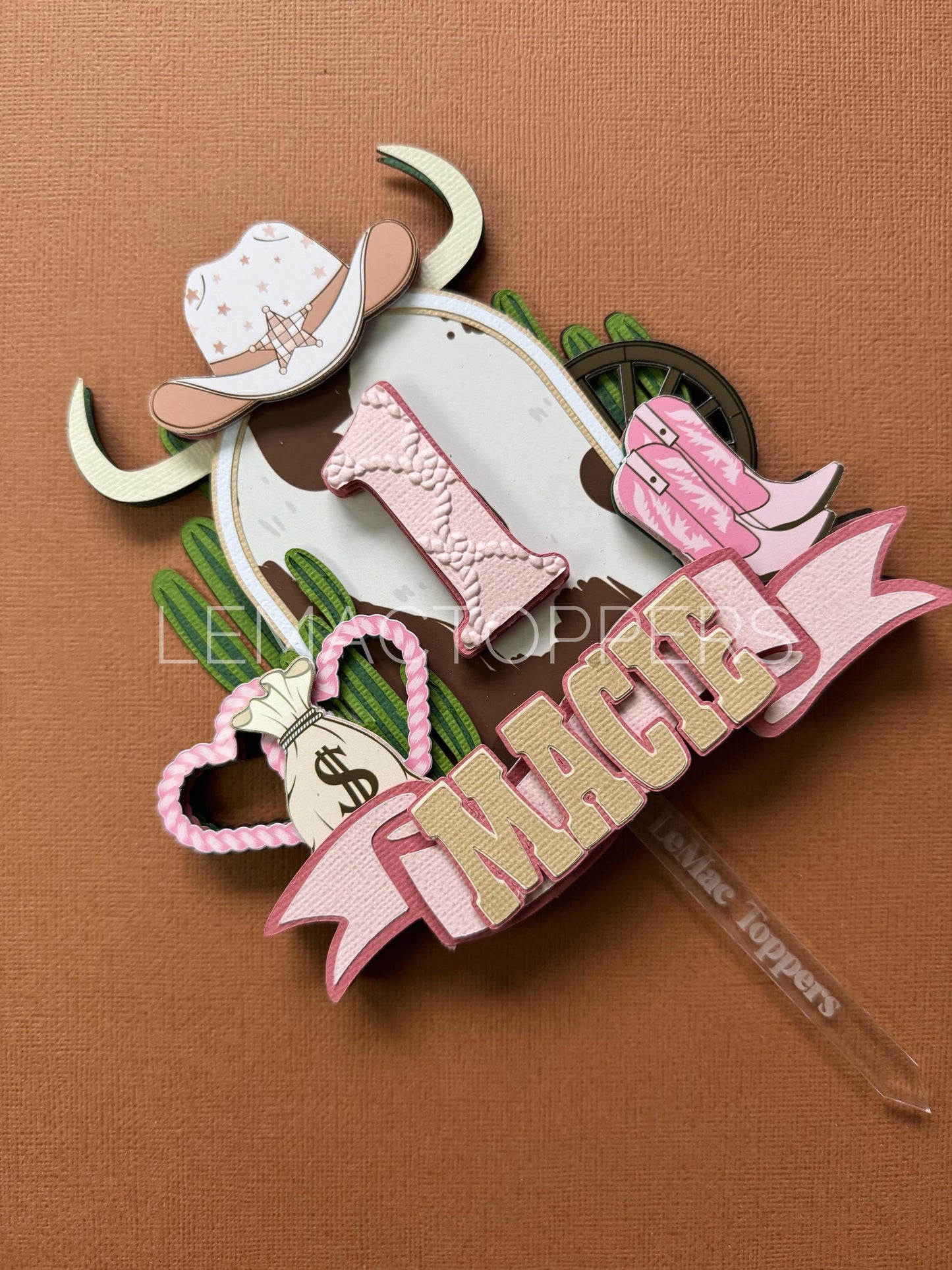 My First Rodeo Cake Topper
