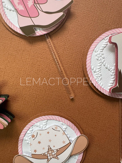 Rodeo Cupcake Toppers