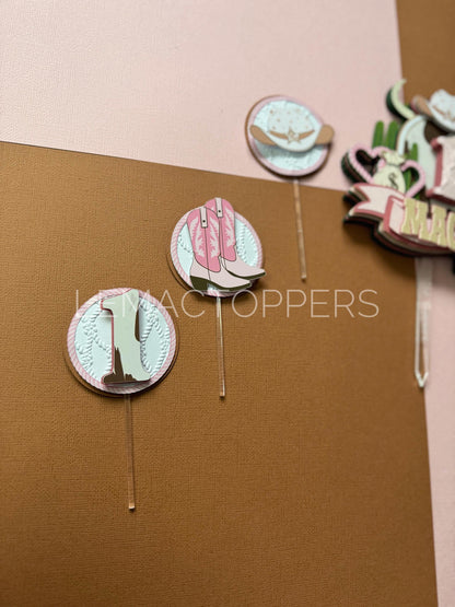Rodeo Cupcake Toppers