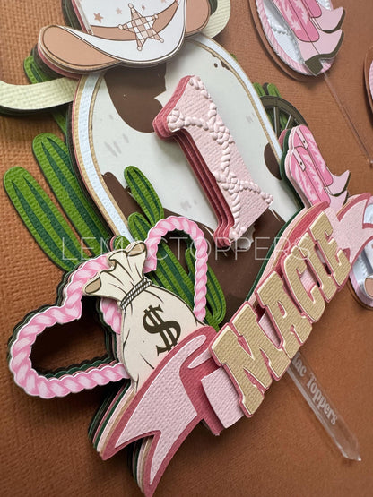 My First Rodeo Cake Topper