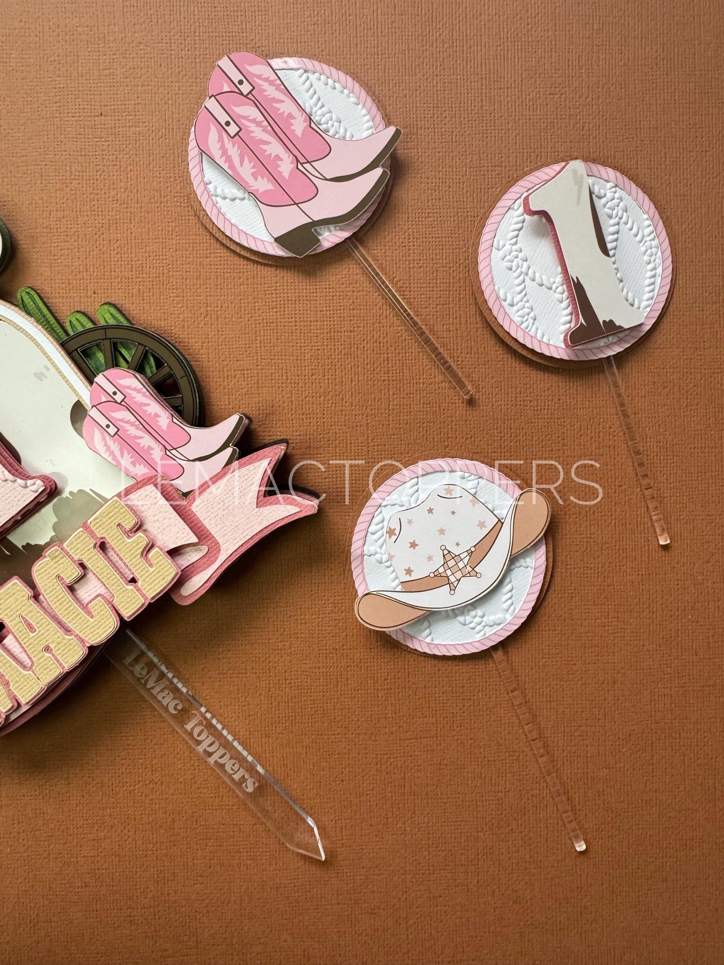 My First Rodeo Cake Topper