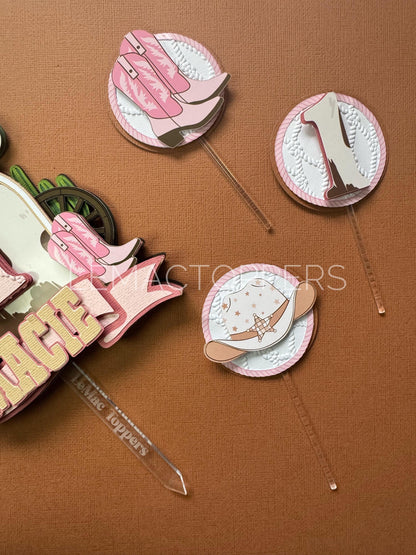 My First Rodeo Cake Topper