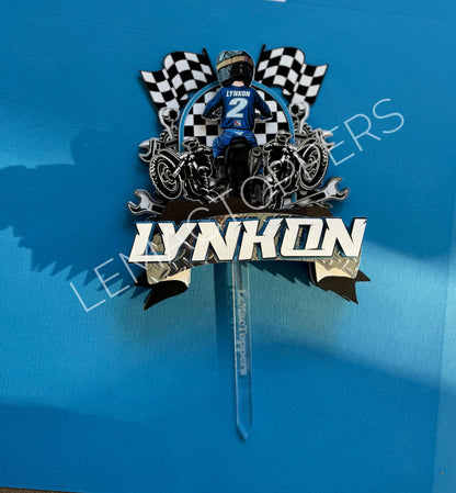 Dirtbike Cake Topper