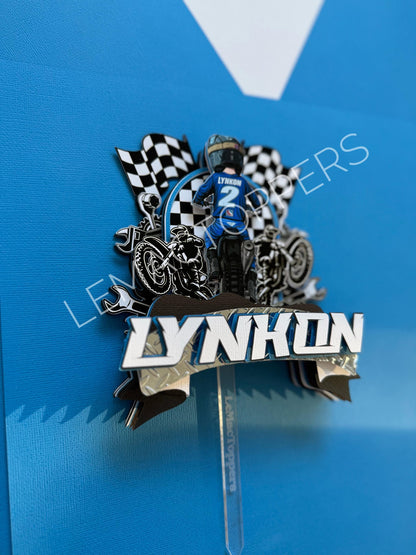 Dirtbike Cake Topper