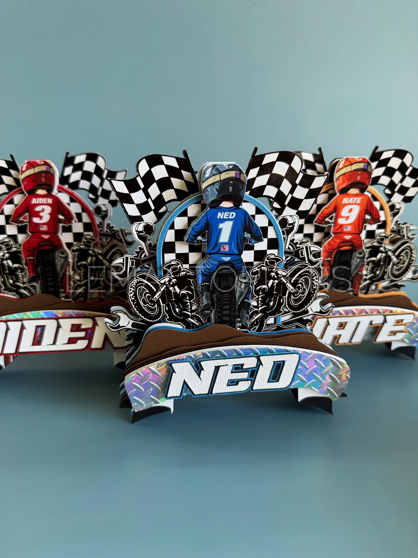 Dirtbike Cake Topper
