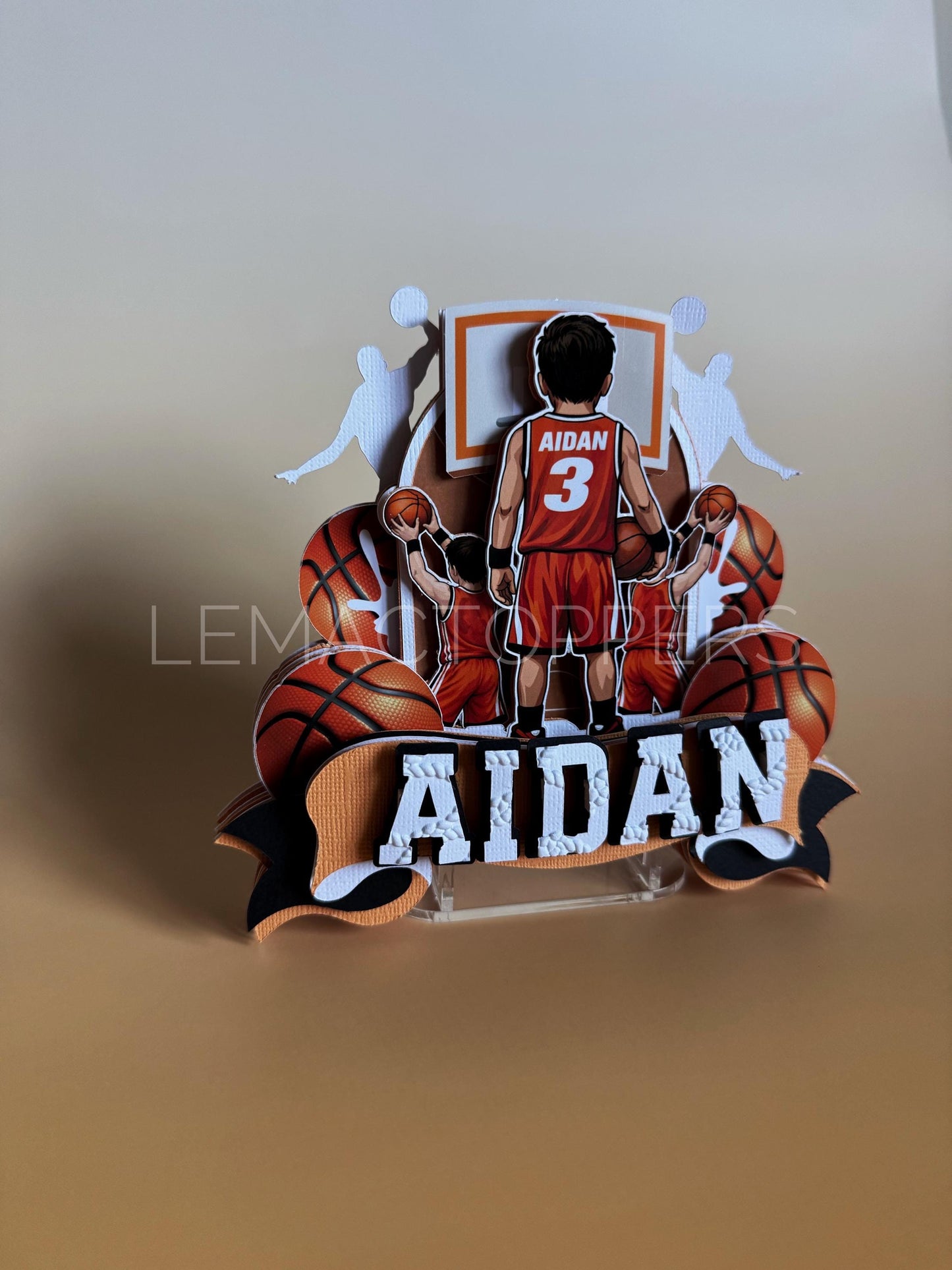 Basketball Cake Topper