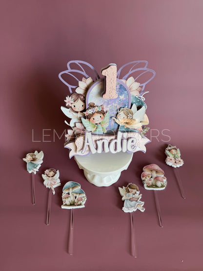 Fairy Cupcake Toppers