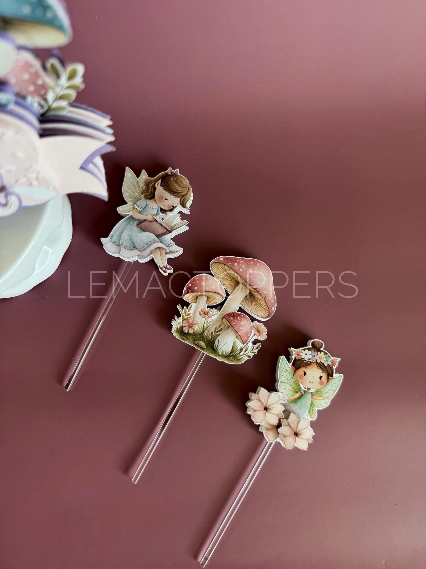 Fairy Cupcake Toppers