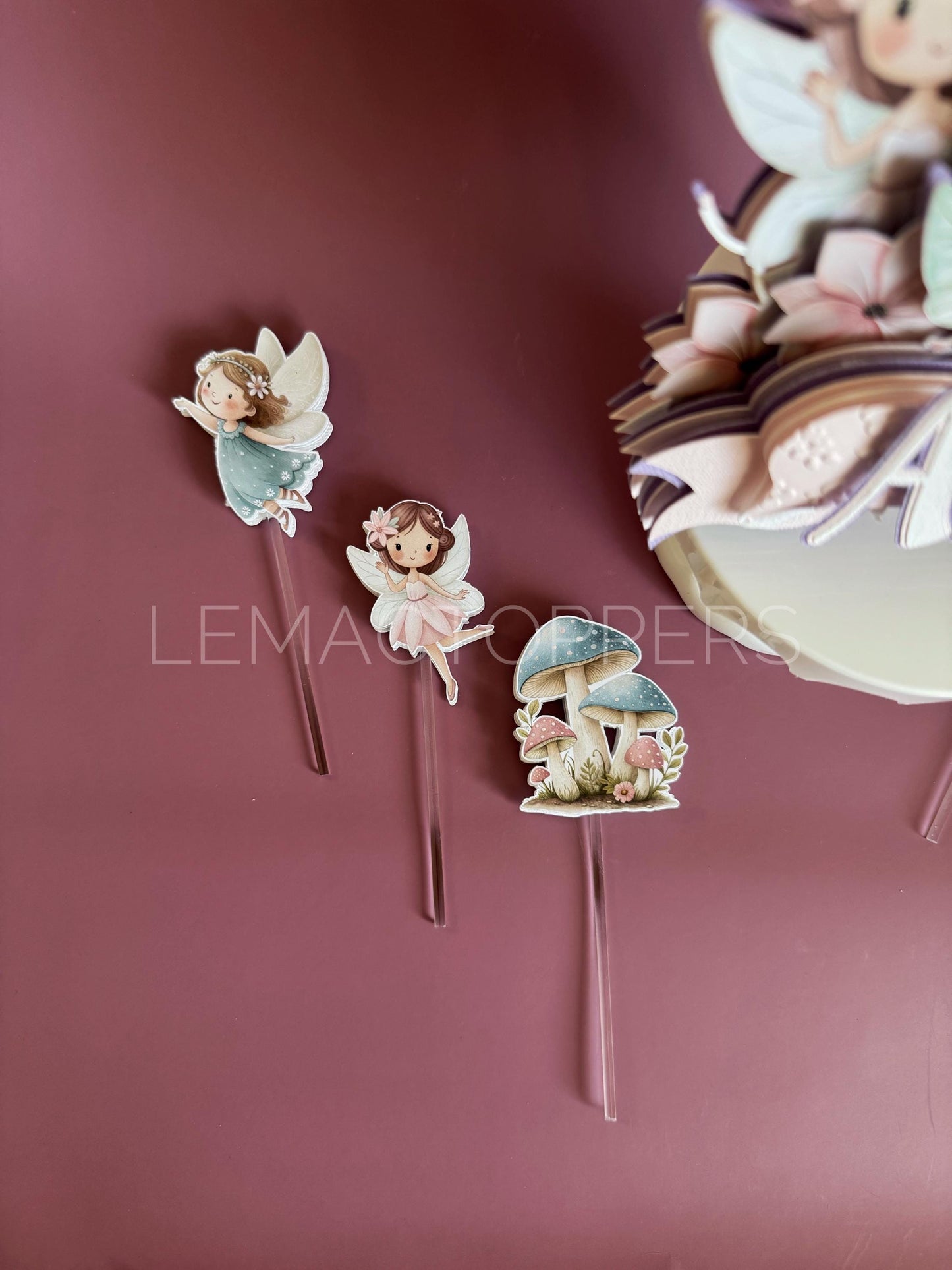 Fairy Cupcake Toppers